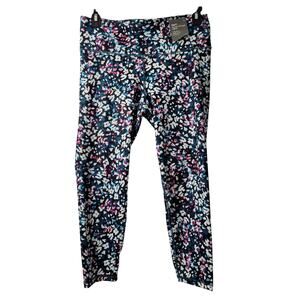 NWT Gap Women's High Rise Floral Leggings Size L 4922-0273